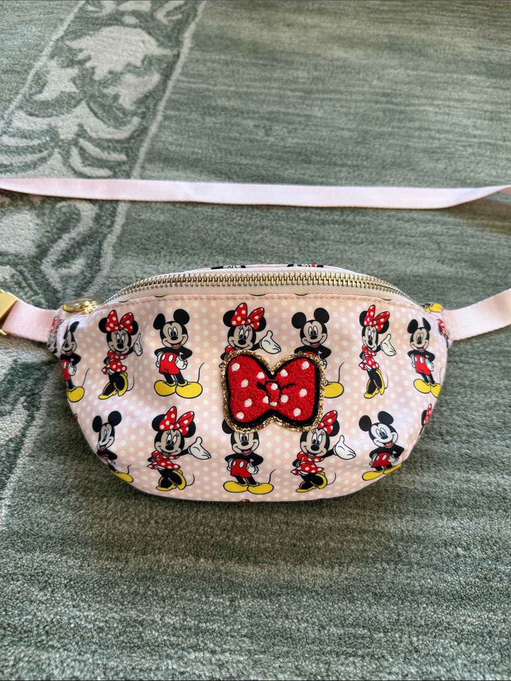 Stoney Clover Lane “Ultimate Pair” Mickey & Minnie fanny with Minnie bow